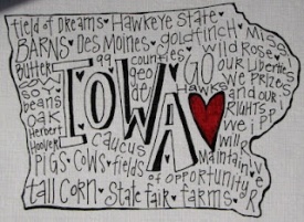 Iowa graphic